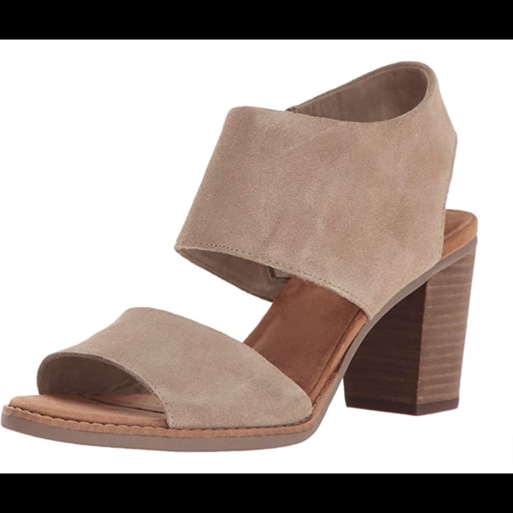 TOMS Majorca Cutout Desert Taupe Suede